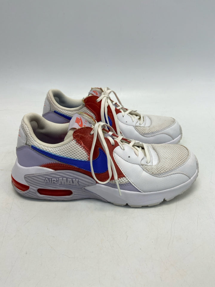 Nike  Size 9.5 White Coral/Purple Lace-up Sneakers