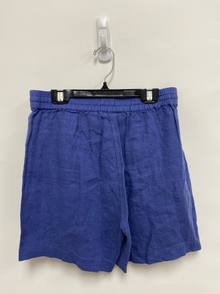 NWT J McLaughlin Size XS Blue Pull-on Linen Ladies Shorts
