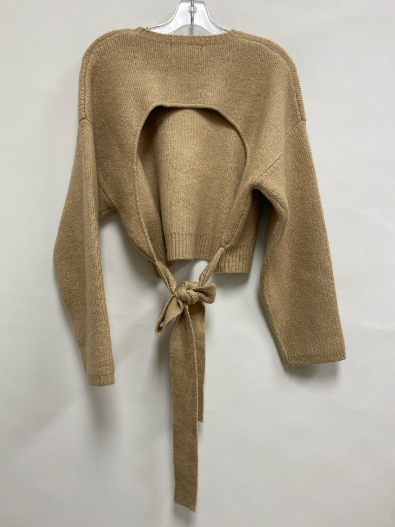 English Factory Size S Camel Ladies Sweater