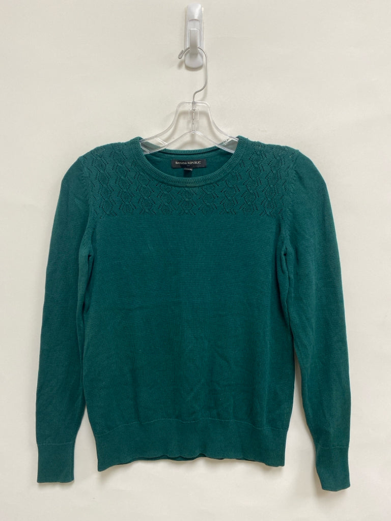 Banana Republic Size XSP Dark Green Petite Sweater