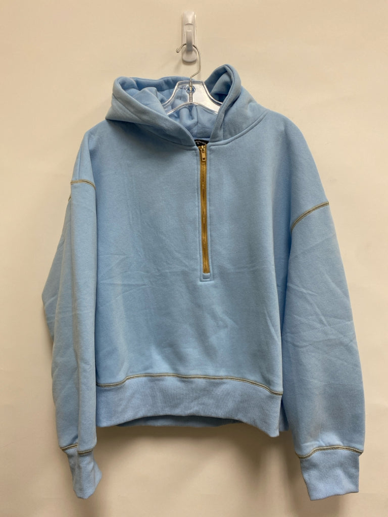 NEW pretty garden Size XL Pale Blue Hooded Ladies Pullover