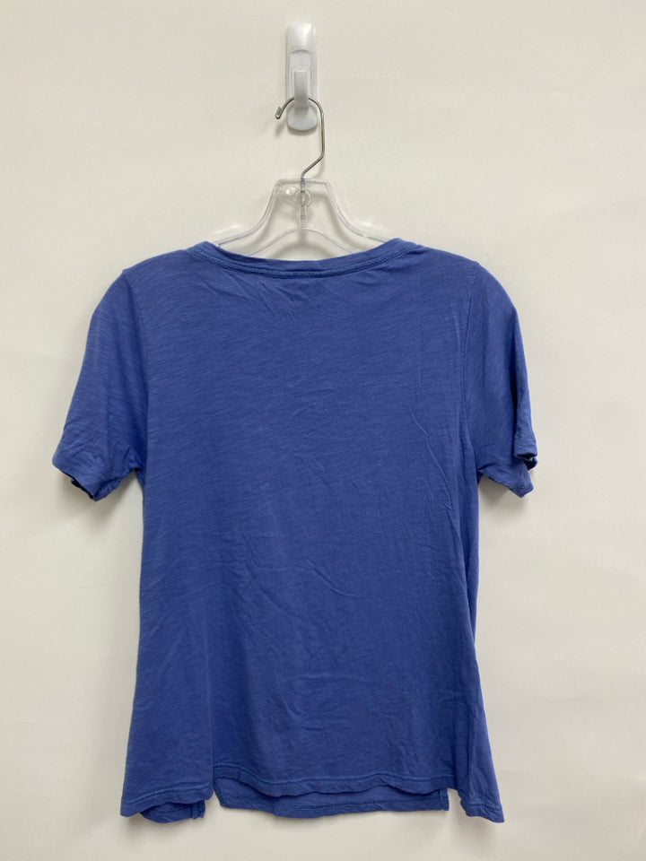 Lucky Brand Size S Blue Piping Ladies Top