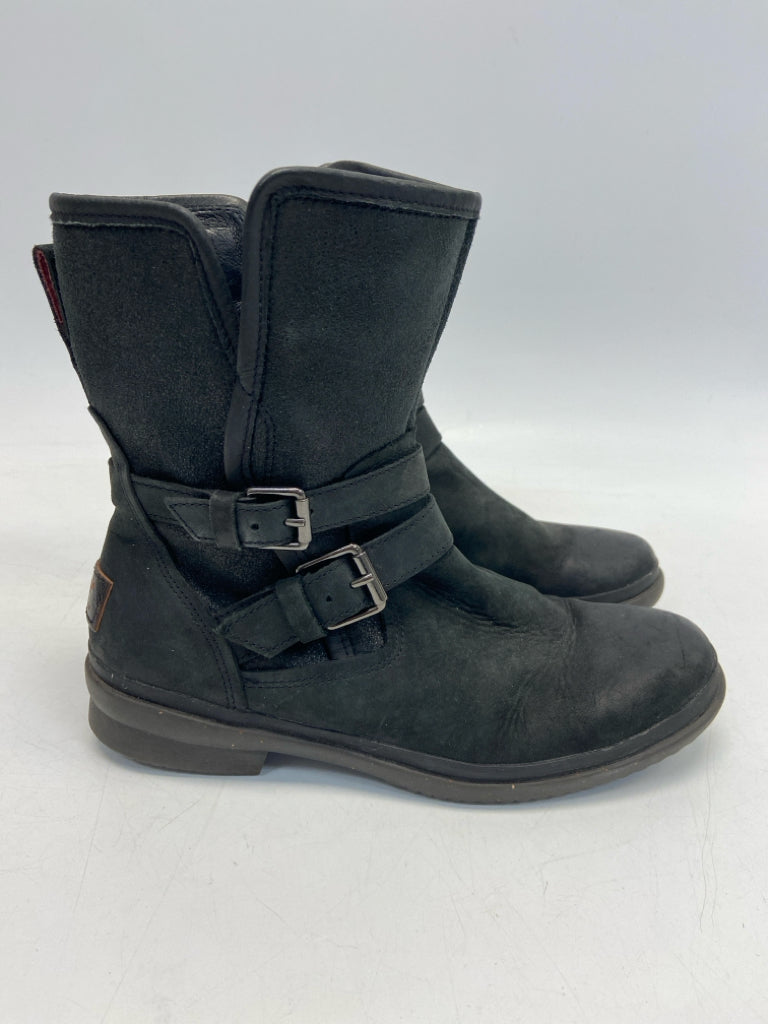 UGG US Shoe Size 7.5 Black Buckle(s) Boots