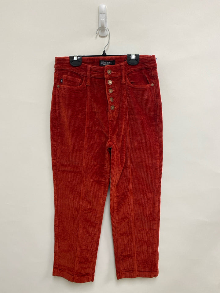 Judy Blue Size 9 Red Corduroy Ladies Pants