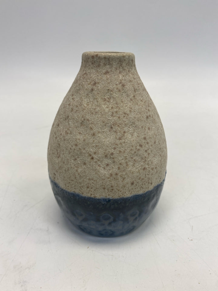 Cream Blue Vase