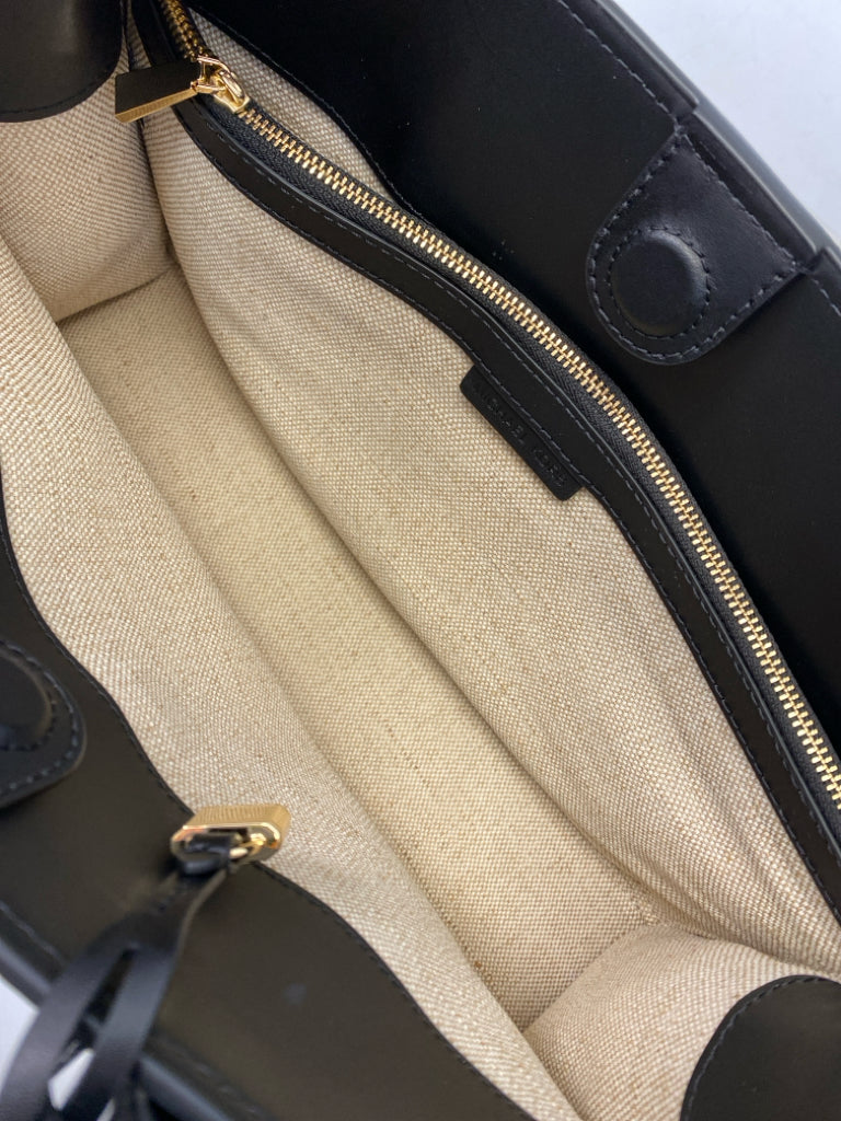 Michael Kors Brown Black Animal Print Fur Handbag