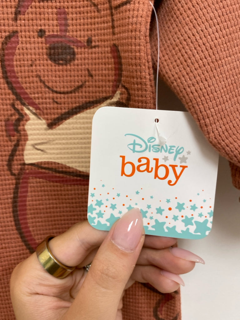 NWT Disney SIZE 18M Brown Waffle Girl&