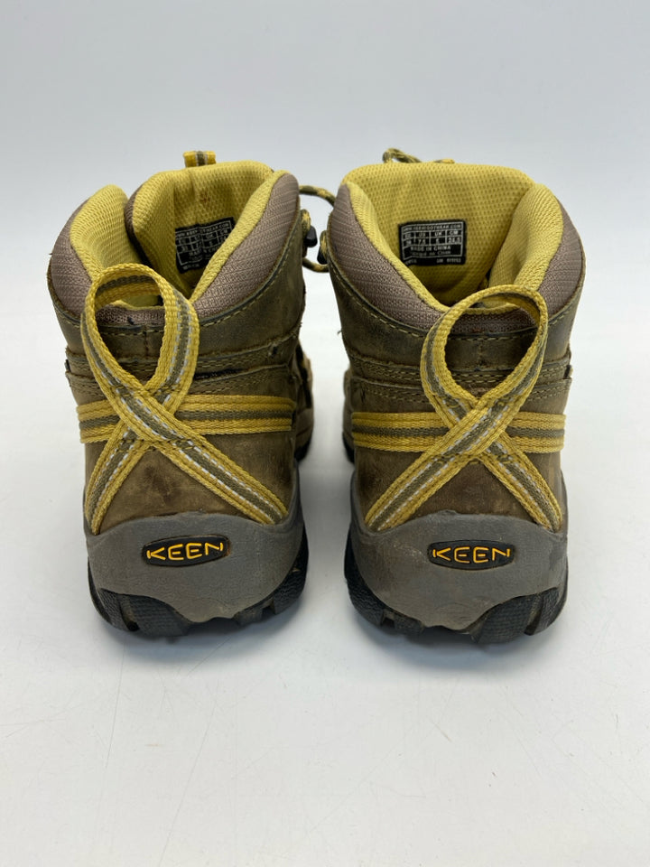 Keen  Size 7.5 Brown Gold Lace-up Boots