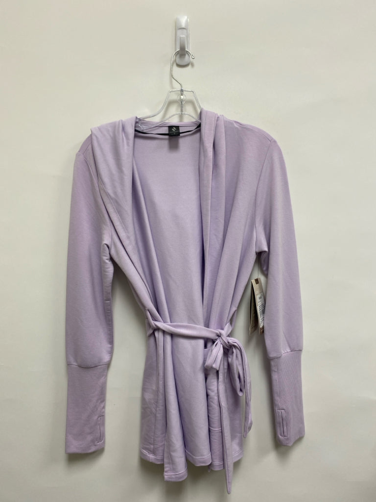 NWT Skechers Size S Lavender Hooded Wrap Ladies Lounge Jacket