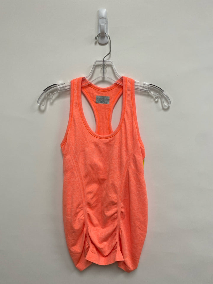 Athleta Size S Neon Orange Tank Athletic Top