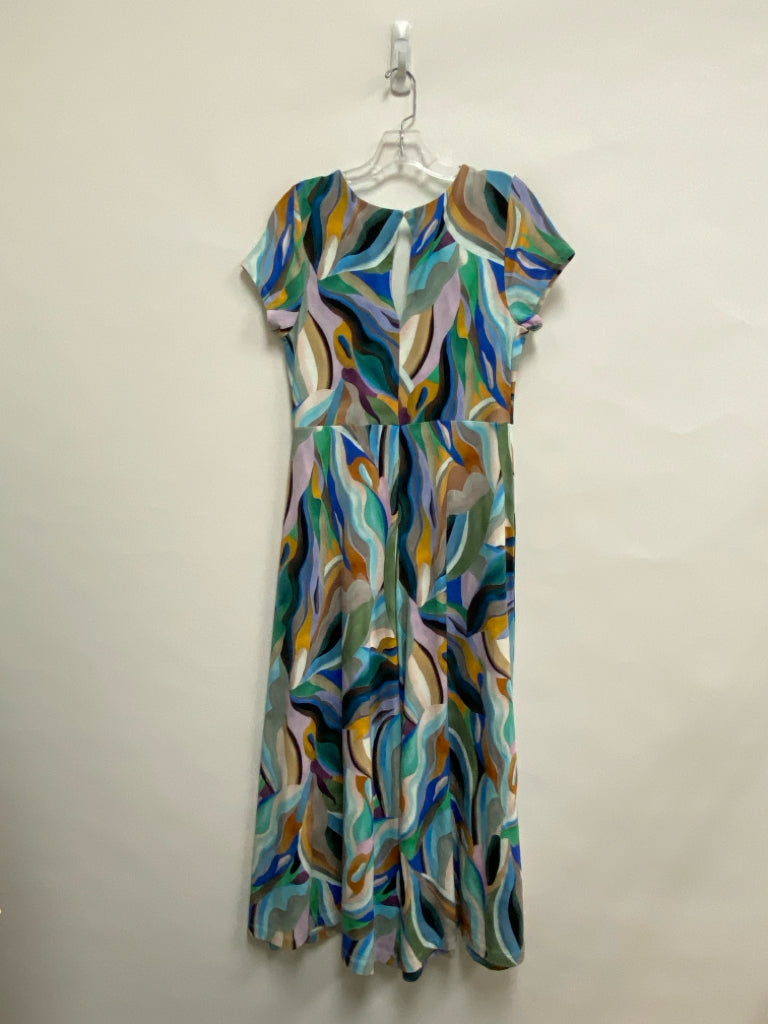 Soft Surroundings Size XS Blue Tan/Multi Ladies Jumpsuit
