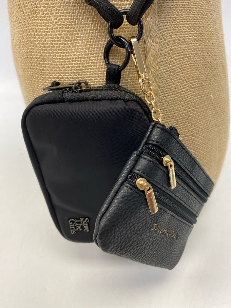 Save The Girls Black Crossbody