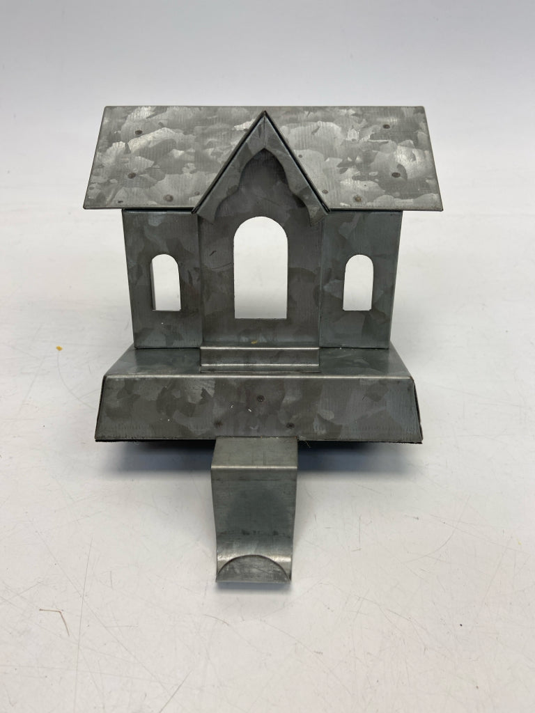 Silver Galvanized Metal Christmas