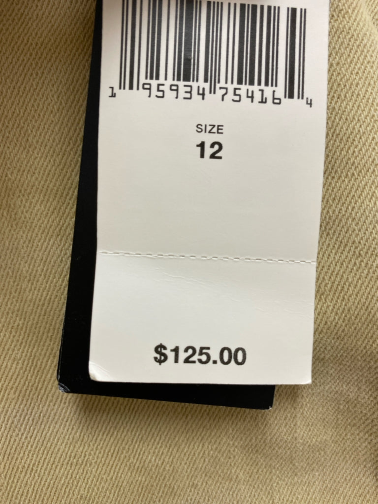 NWT Ralph Lauren Size 12 Beige Denim Ladies Jeans