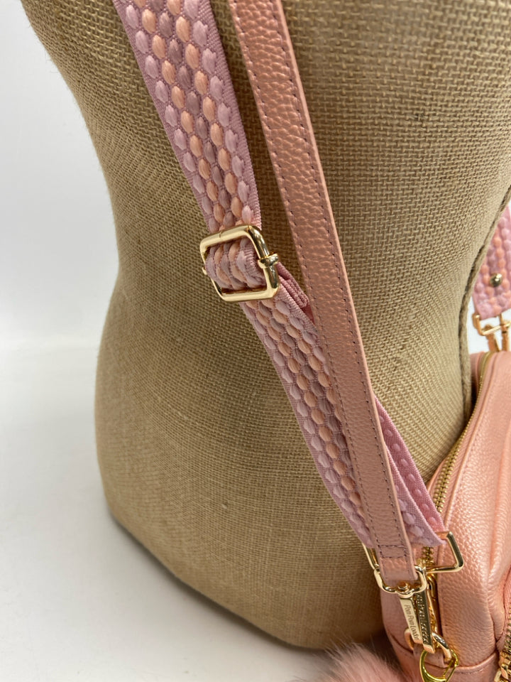 Pom Pom London Pink Metallic Crossbody
