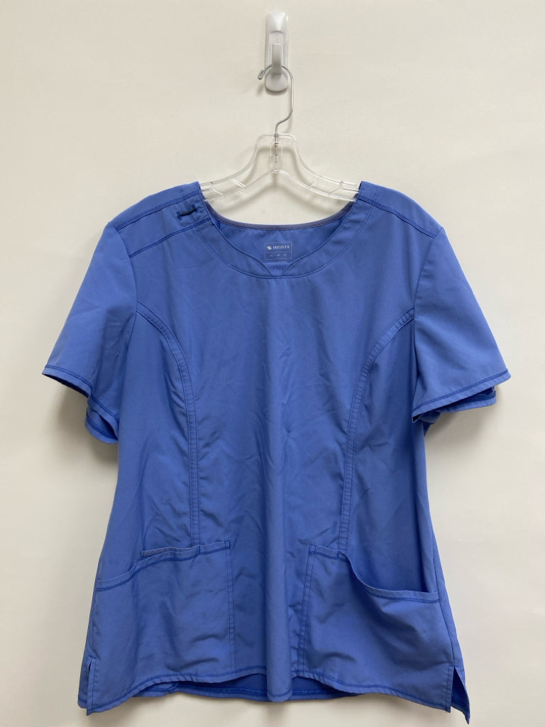 Size XL Light Blue Uniform Top