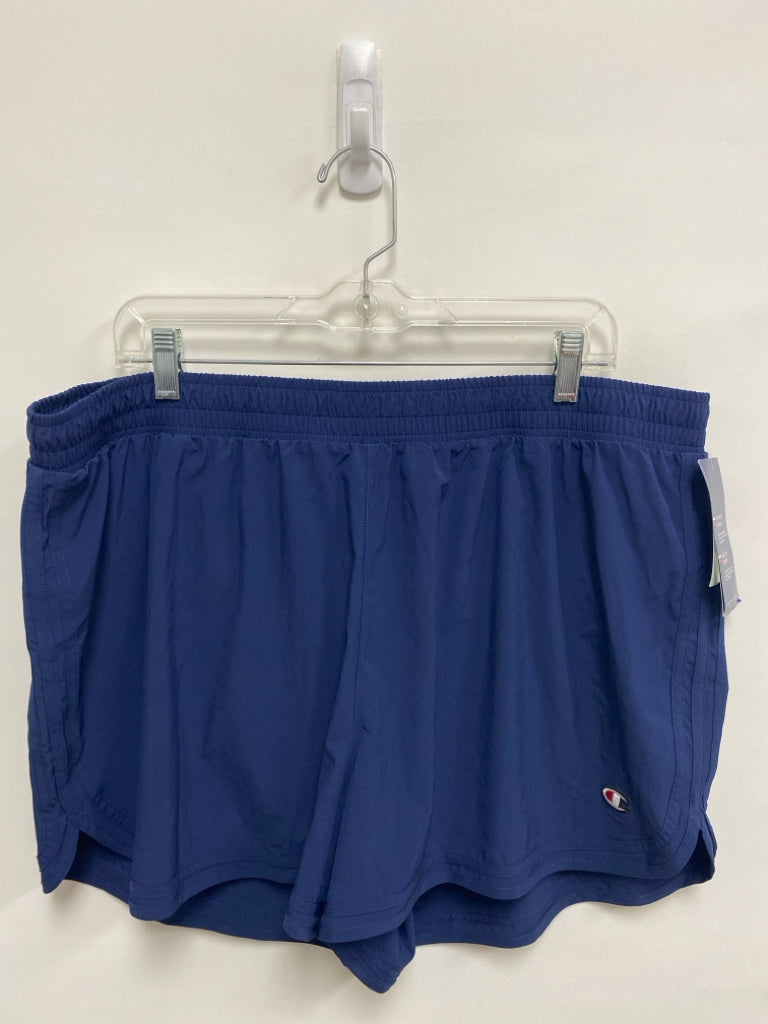 NWT Champion Size 2X Navy Plus Size Athletic Shorts