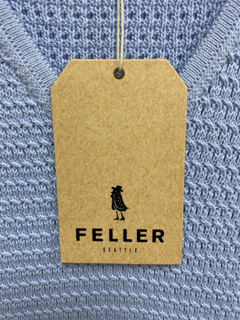 NWT Size S Powder Blue Texture V Neck Ladies Sweater