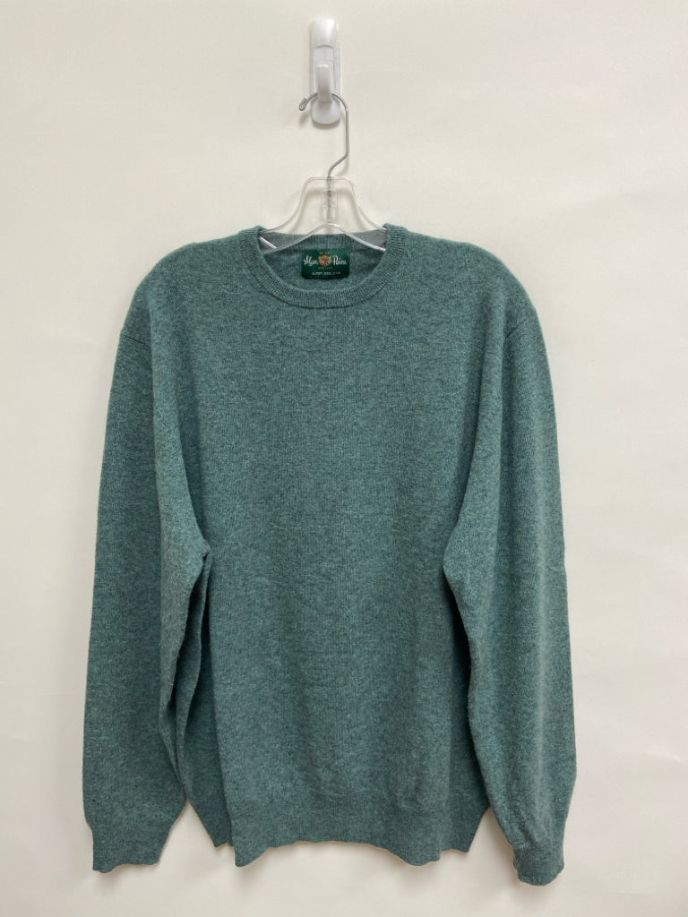 Alan Paine Size XL Seafoam Mottled Lambswool Men&