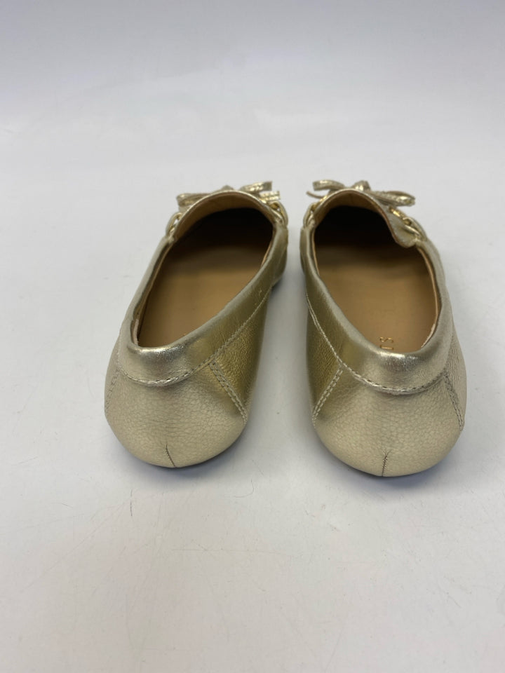 NWOT Talbots  Size 6.5 Gold Metallic Flats