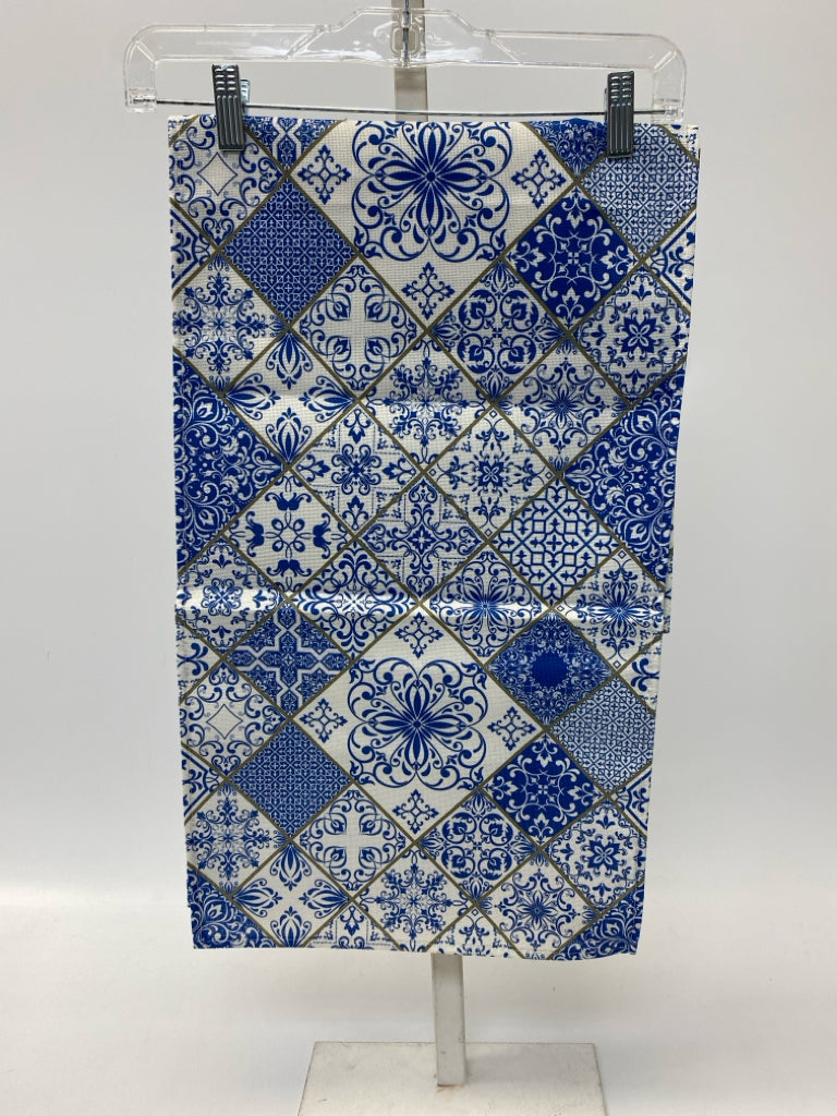 Blue/White Print Table Runner