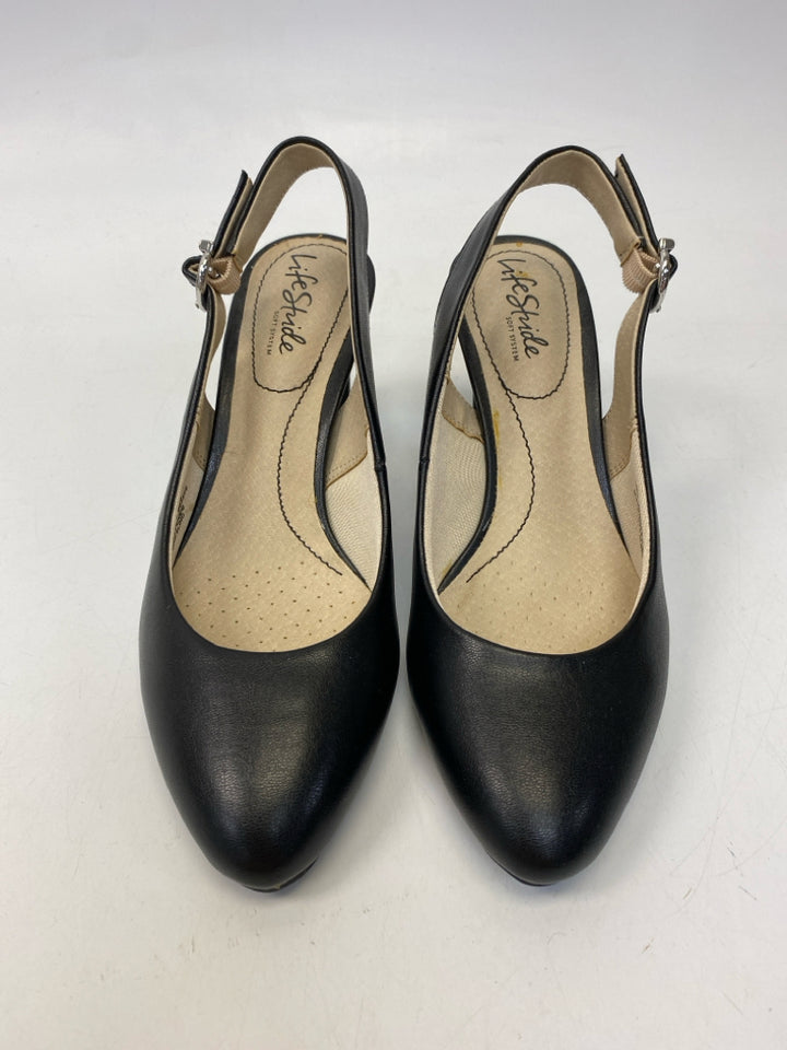 Life Stride  Size 7 Black Heels