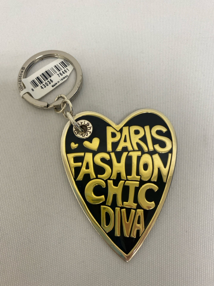 NWT Brighton Silver/Gold Red/Black Hearts Misc. Accessory
