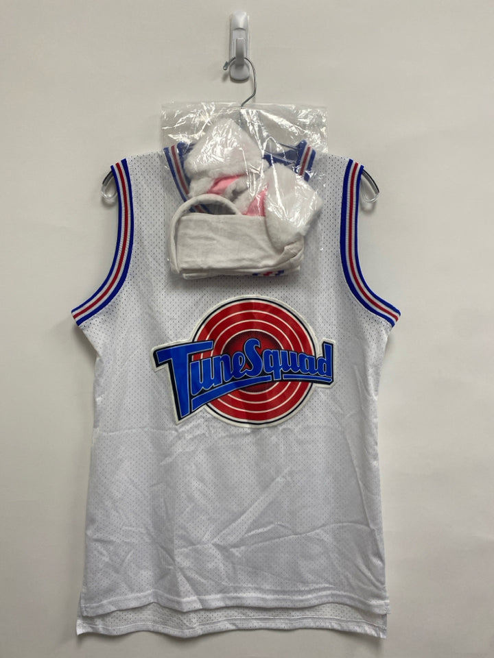 Size XS White Blue/Red Sleeveless Ladies Costume