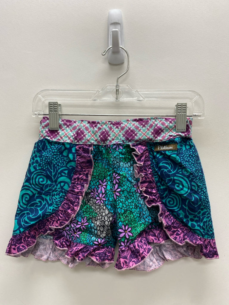 Matilda Jane SIZE 6 Turq/Navy Purple/Multi Assorted Print Pull-on Girl&