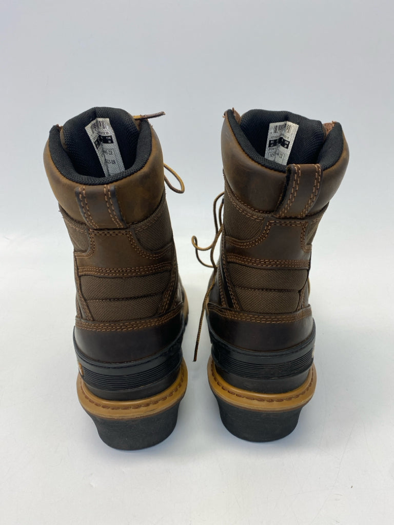 Carhartt Size 10 Brown Lace-Up Men&