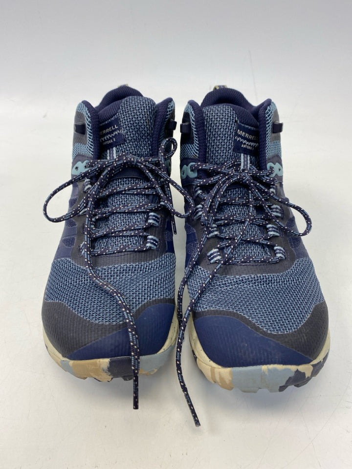 Merrell US Shoe Size 10 Blue Lace-up Sneakers