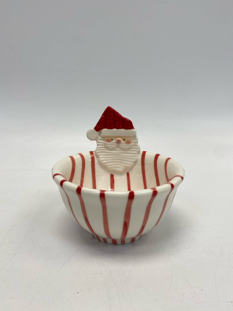 Mudpie Red White Striped Christmas
