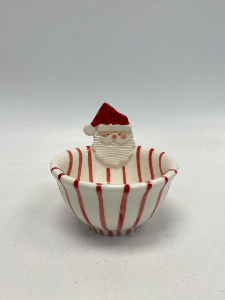 Mudpie Red White Striped Christmas