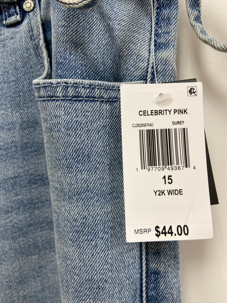 NWT Celebrity Pink  SIZE  15 Blue Denim Plus Size Jeans