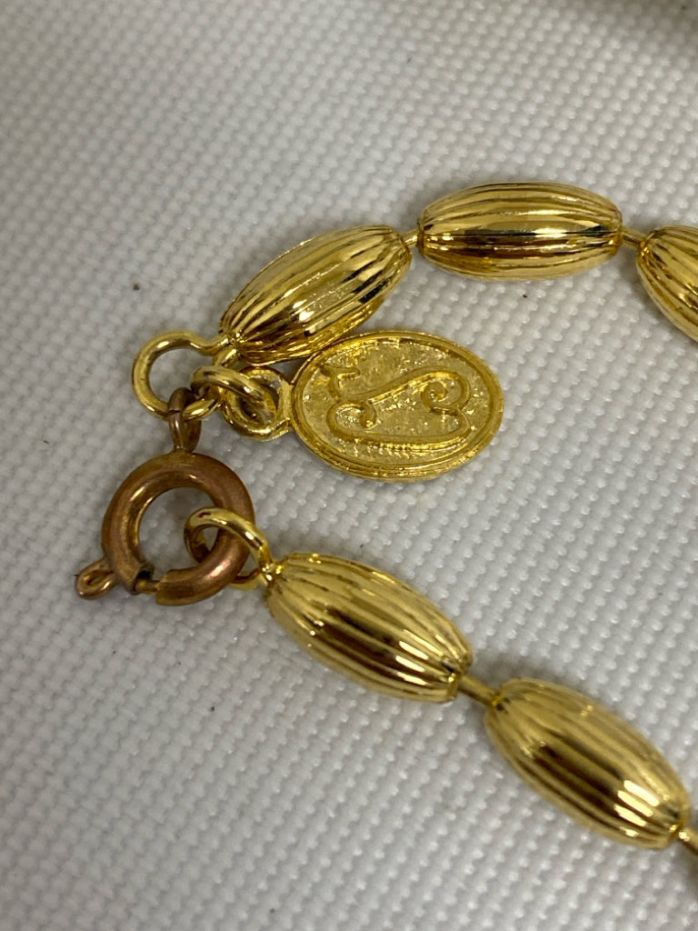 Gold Color Beaded Necklace