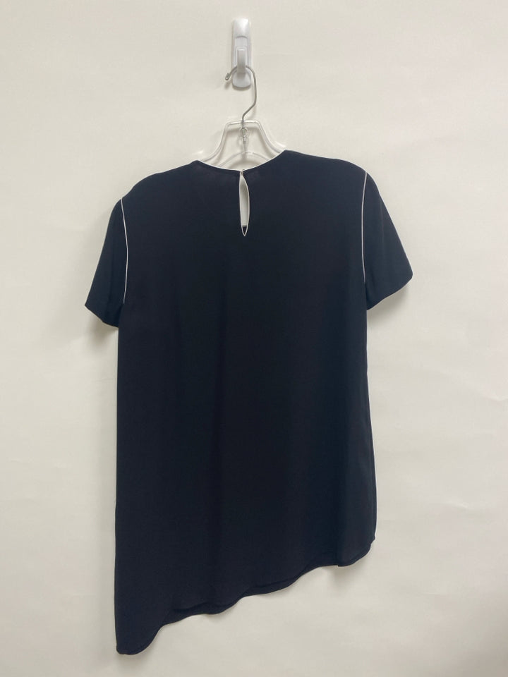 LAFAYETTE 148 Size S Black White Piping Tunic Ladies Top