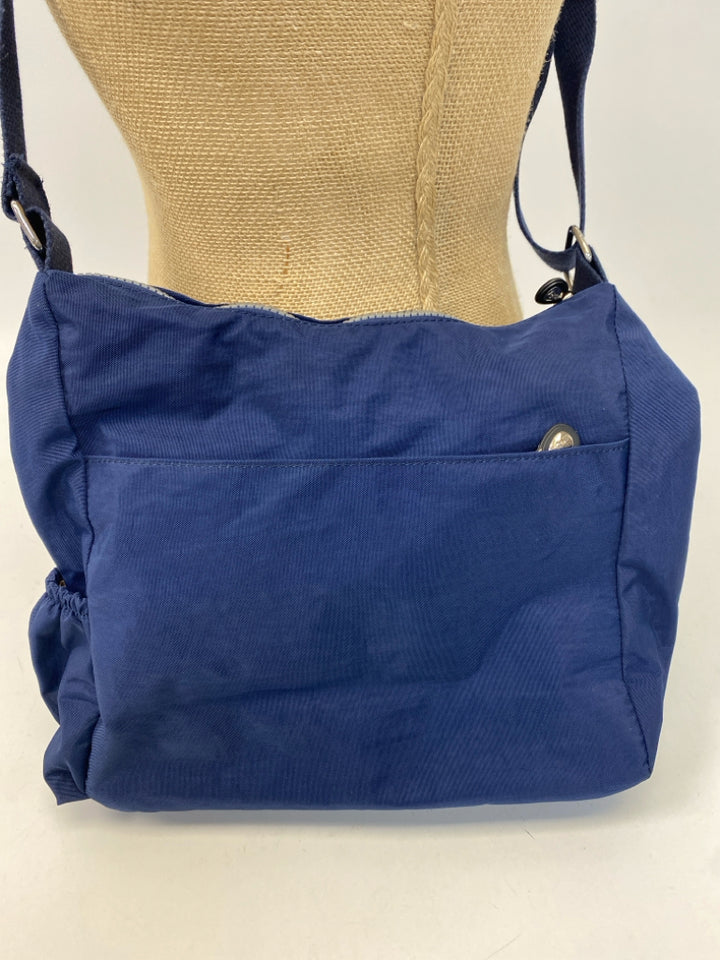Navy Nylon Crossbody