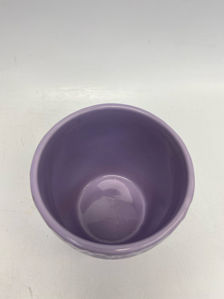 Purple Ceramic Planter