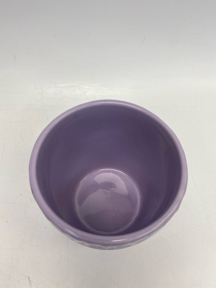 Purple Ceramic Planter