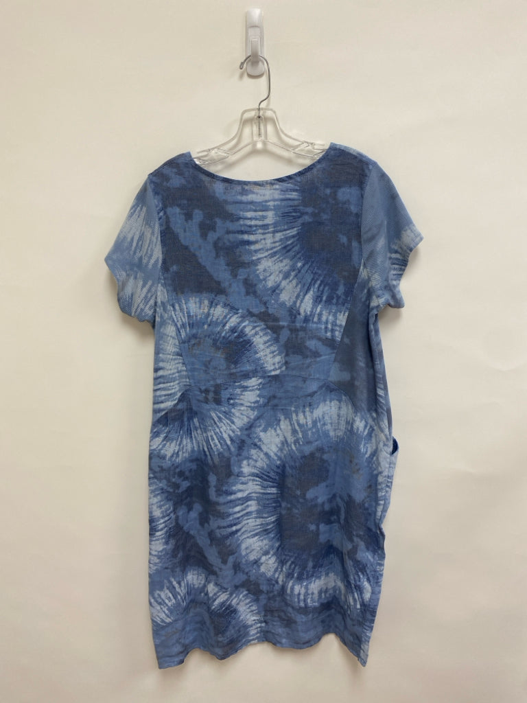 LANDS DOWNUNDER Size S Blue Brown Ladies Dress