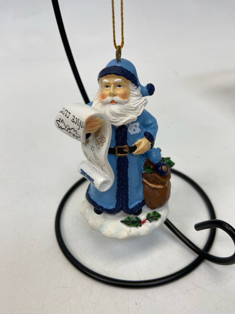Blue White UNC Ornaments