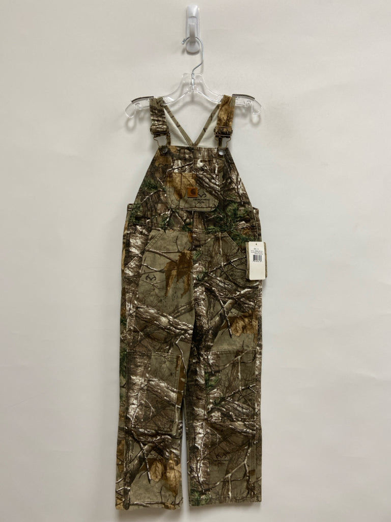 NWT Carhartt SIZE 4T Taupe/Brown Camouflage Boy&