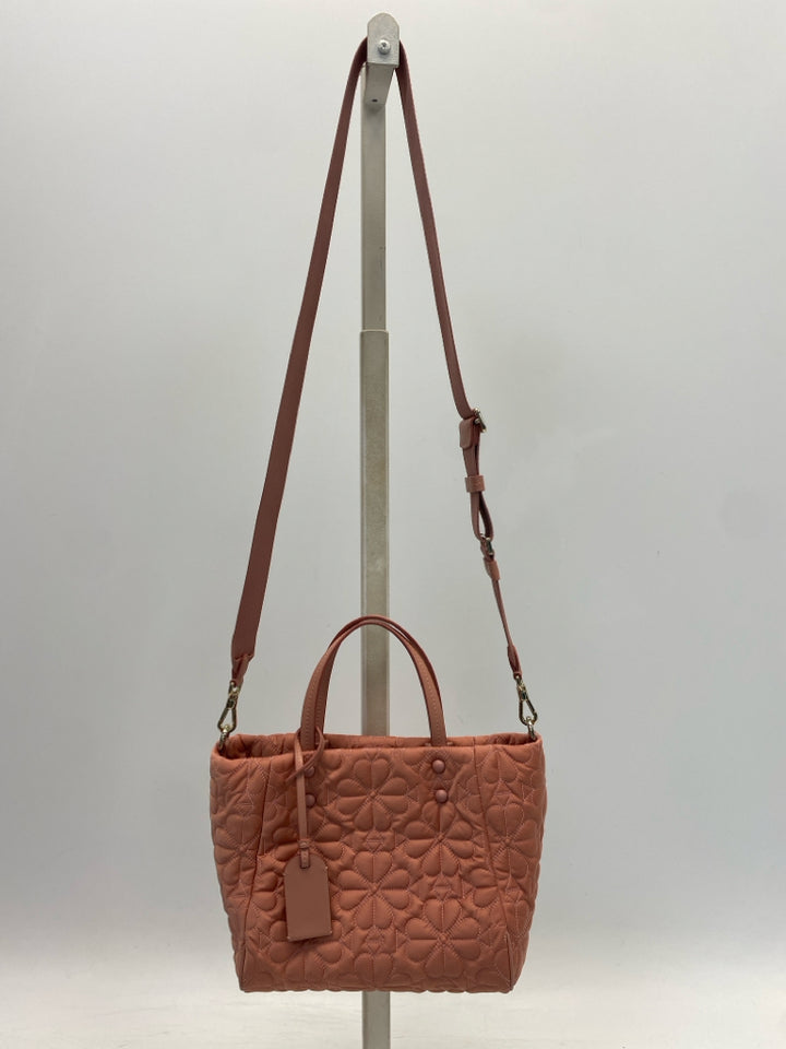 Kate Spade Pink Quilted Nylon Handbag