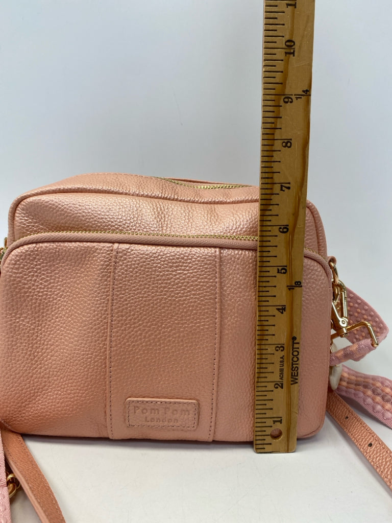 Pom Pom London Pink Metallic Crossbody