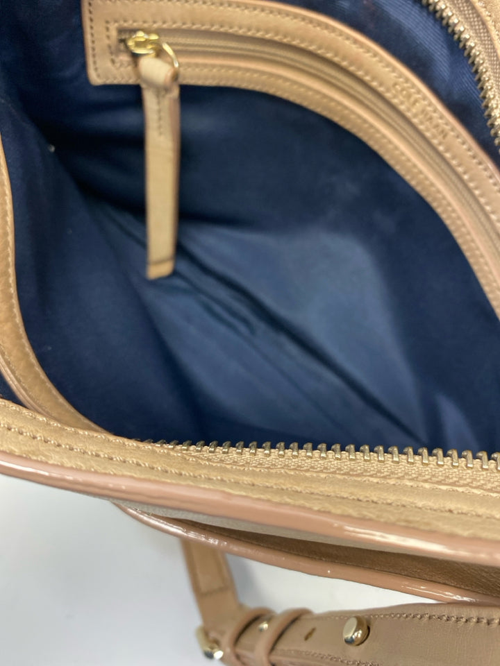 Cole Haan Beige Leather Crossbody