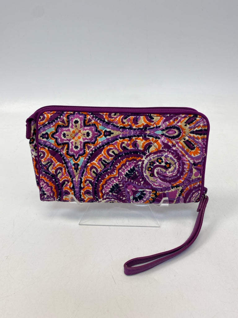 Vera Bradley Red Orange Wristlet