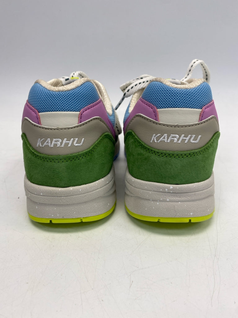 US Shoe Size 8.5 Multi-Color Lace-up Sneakers