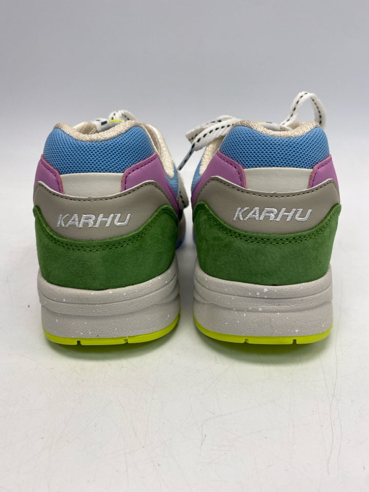 US Shoe Size 8.5 Multi-Color Lace-up Sneakers