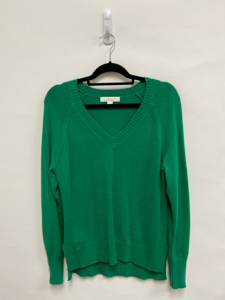 LILLY PULITZER Size M Green V Neck Ladies Sweater