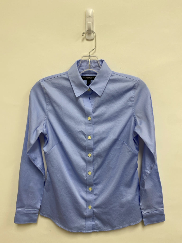 Banana Republic Size 0P Blue Petite Top